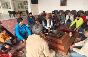 चामुण्डा मंदिर ट्रांजिट कैम्प और हनुमान मंदिर रम्पुरा में हवन यज्ञ किया।