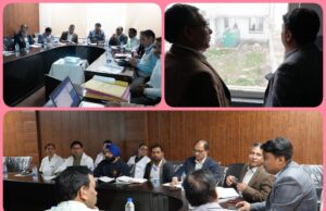 जवाहर लाल नेहरू जिला चिकित्सालय की चिकित्सा प्रबंधन कार्यकारिणी समिति की बैठक लेने