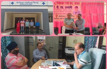 गढ़वाल मण्डल के अपर निदेशक (पशुपालन) डॉ. भूपेन्द्र सिंह जंगपांगी ने जनपद हरिद्वार के भ्रमण एवं निरीक्षण कार्यक्रम के तहत