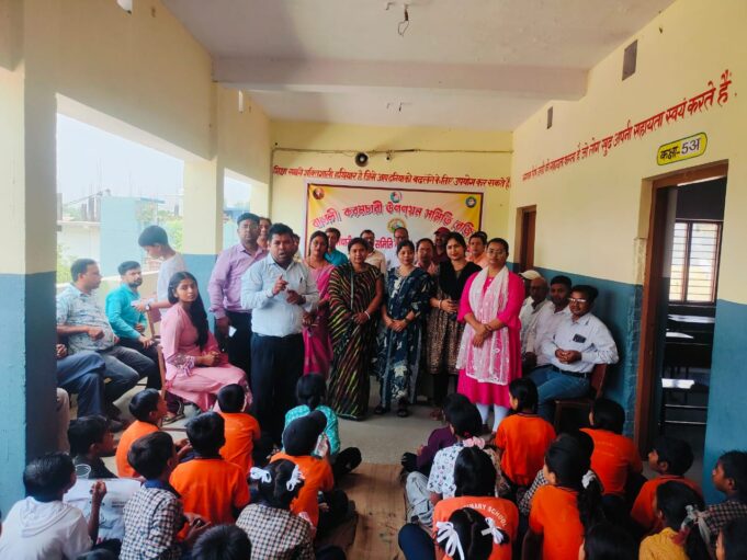 शक्तिफार्म कक्षा 5 और 8 के बच्चों का सामान्य प्रतियोगिता बौद्धिक स्तर गणित व हिंदी भाषा का संपन्न कराया