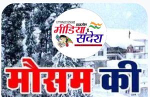 मानसून दैनिक सुबह की रिपोर्ट जिला- उधम सिंह नगर. मौसम की जानकारी