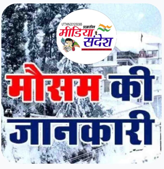 मानसून दैनिक सुबह की रिपोर्ट जिला- उधम सिंह नगर. मौसम की जानकारी