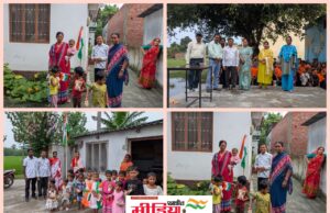 पूर्व प्रधान देबू मंडल ने 79 वे स्वतंत्रता दिवस पर झंडा लहराकर देशवासियों को संदेश दिया