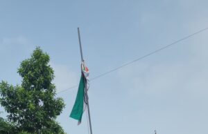 79 वे स्वतंत्रता दिवस पर जिला अध्यक्ष कमल जिंदल ने भाजपा जिला कार्यालय पर किया ध्वजारोहण