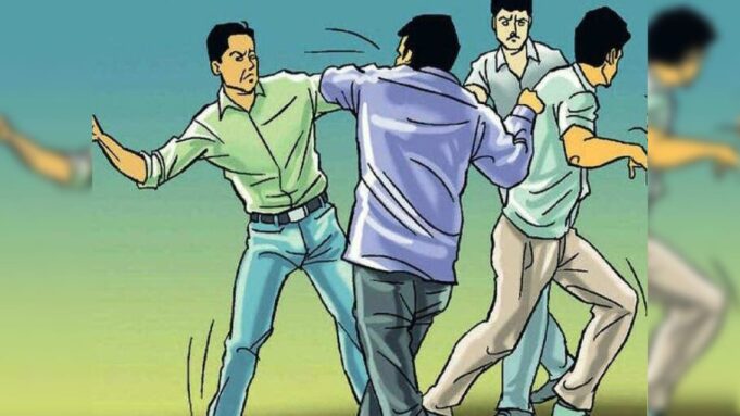 कांग्रेस के संगठन सृजन कार्यक्रम में आपस में भिड़े कांग्रेसी।