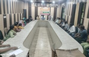 आज फूड वेंडरों को लोक कल्याण मेले मे नगर पंचायत लालकुआं में दिया गया प्रशिक्षण