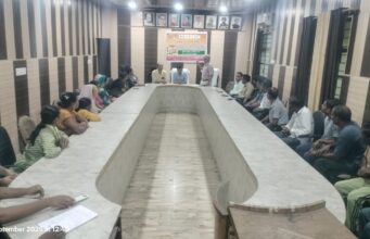 आज फूड वेंडरों को लोक कल्याण मेले मे नगर पंचायत लालकुआं में दिया गया प्रशिक्षण