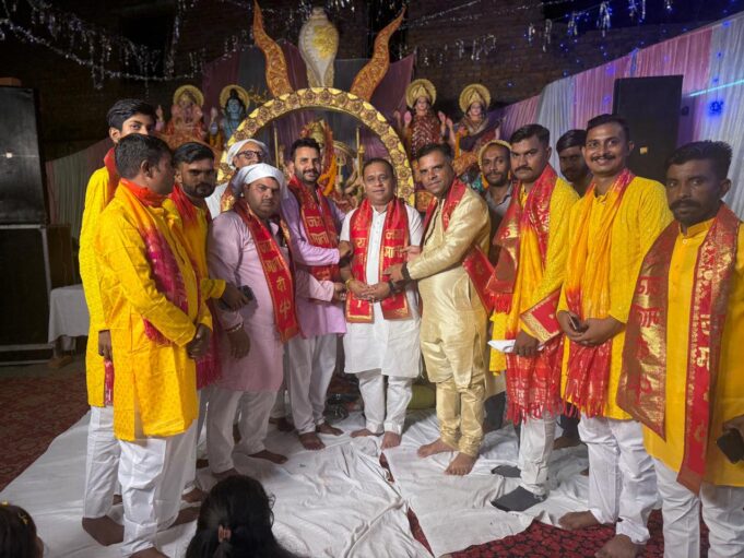 सुभाष कॉलोनी में हुआ मां भगवती का विशाल जागरण