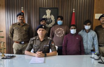 एसएसपी मणिकांत मिश्रा का अपराधियों के विरुद्ध सख्त रुख — हत्या के मुकदमे में 03 अभियुक्त गिरफ्तार