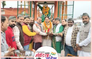 महापौर ने किया नेताजी सुभाष चंद्र बोस की मूर्ति का किया शिलान्यास