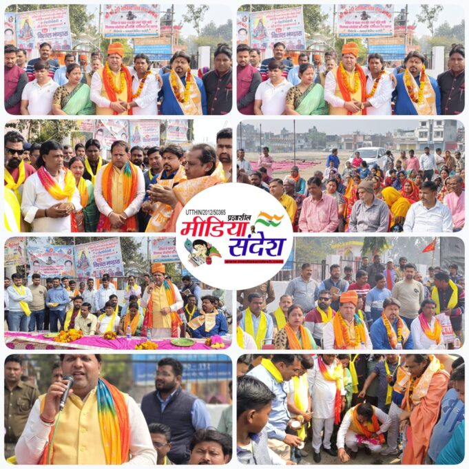 अध्यात्मिक उर्जा का केन्द्र बनेगा संजय नगर खेड़ा में सड़क और नाला निर्माण की सौगात