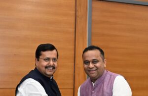 दिल्ली मुख्यालय में राष्ट्रीय अध्यक्ष नितिन नवीन से मुलाकात