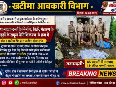 खटीमा में आबकारी विभाग का ताबड़तोड़ एक्शन, 19 लीटर कच्ची शराब के साथ आरोपी गिरफ्तार