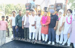 40 साल की बदहाली से महतोष–मानूनगर मार्ग को मिली राहत, विधायक शिव अरोरा का संकल्प साकार