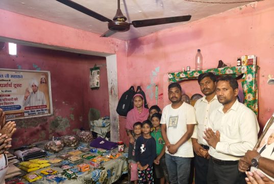 अन्नपूर्णा मुहिम से बेसहारा परिवार को मिला सहारा, संत रामपाल जी महाराज की पहल से जरूरतमंदों की मदद।
